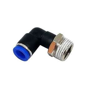 Paka Hand Tools 682863114720 2 Pcs Pneumatic Male Elbow Connector Tube Od 5/16 Inch 8mm X Npt 3/8 Pu Air Push