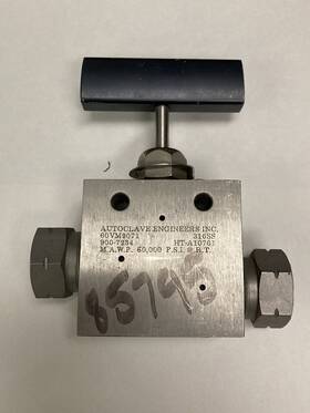 60vm9071 Parker Autoclave Engineers High Pressure Valve 316ss 60000 Psi