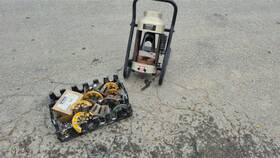 De30-0713-03728 Parker De30 Used Hydraulic Hose Crimper With Dies S/n