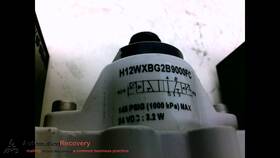 H12wxbg2b9000fc Parker Isys Solenoid Valve 2 Pos 4 Way Dual Coil #196155