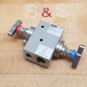 Hppls2v3 Parker 2 Valve Power Plant Manifold 1/2 Inch Npt 1 1/4 316ss