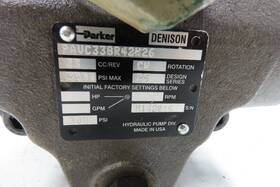 Pavc33br42w26 Parker Hydraulic Variable Piston Pump 15 Gpm 3000 Psi