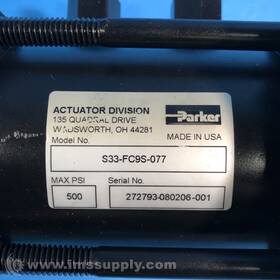 S33-fc9s-077 Parker Hydraulic Rotary Actuator Usip