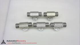 Tee12zlrcf Parker High Pressure Tube Fitting See Desc #256654