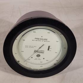 62b-4d-0800 Pennwalt Vintage Pressure Gauge 0-800 Mmhg Millimeters Of Mercury