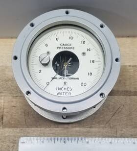 62d-2c-0020 Penwalt Wallace & Tiernan And Pressure Gauge 0-20 Inches Water