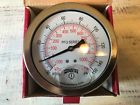Pfq1265 Winters Instruments Series Stainless Steel Dual Scale Liquid Filled Pressure