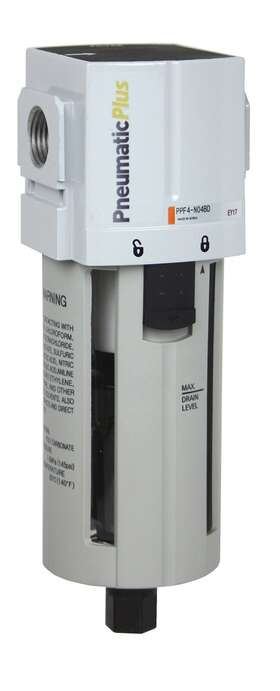 Ppf4-n04b Pneumaticplus Compressed Air Particulate Filter 1/2 Inch Npt 5 Micron