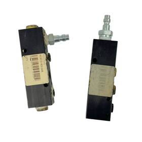Pcm10-125-04b Polyconn 1/4 In Npt 1/8 Ports 4 Port Pneumatic Manifold 2 Pcs