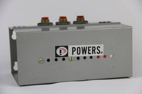 185-0038 Powers 2110 Pneumatic Receiver Controller Single Input 3-15 Psi Siemens