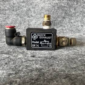 Quick Qe1/4 Exhaust Pneumatic Valve 1/4 Inch Npt Used