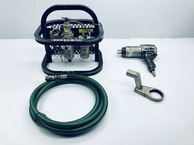 Rad Tytan Hytorc Parker Enerpac Greenlee 1800ng Pneumatic Torque Wrench 1 Inch -drive With Reaction Arm / Air Regulator