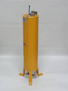Ebad-4000kl Raziol Ebad-4000kl/d-025/vbmv-2 Lubrication System Pressure Tank 25l 5 Bar Used
