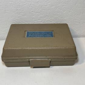 2434a-2m Rego Bastian Blessing Co Oz Per Square Inch H2o 0-35 Vintage Hardcase Gas Gauge