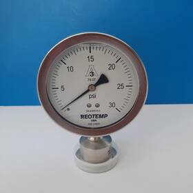 Sg35atc15p17-g-p-ag Reotemp Sanitary Pressure Gauge 3.5 Inch Pre-owned