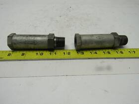 2s2-6 Republic 452-1/2s2-6 5000psi Check Valve 1/2 Inch M&f Ends Lot/2