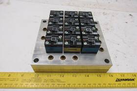 81521501 Rexroth Crouzet Pneumatic Logic Component And Element Manifold Assembly