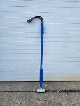 230621 Rgc Hydra Tool Hydraulic 8 Inch Square Shoe Pole Tamper Used Free Shipping