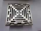 S6-3 Mifab Stainless Steel Square Floor Drain Strainer Threaded Shank New