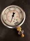 Sae-afc-3m-25 Lenz New Hydraulic Liquid Filled Pressure Gauge Psi Sae Thread