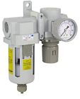 Sau420-n06g Pneumaticplus Compressed Air Filter Regulator Combo Npt Poly 841693105562