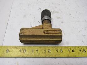 337-1003 Schrader 15-140 Psi Metered Flow Control Valve 1/2 Inch Lot Of 2