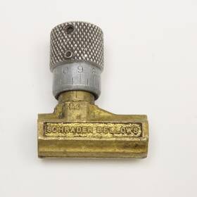 337-1000 Schrader Bellows 1/8 Inch Npt Brass Precision Flow Control Valve