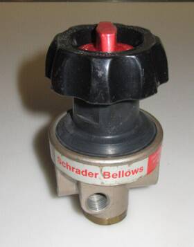 3560-1000 Schrader Bellows Air Pressure Regulator 5-50 Psi. Tested