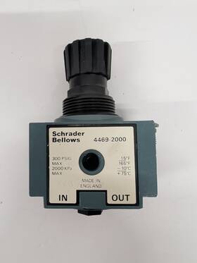 4469-2000 Schrader Bellows 300 Psig Pneumatic Regulator Assembly