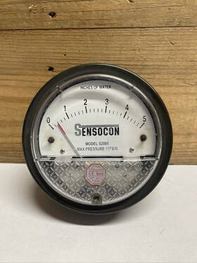 Pf60esm Sensocon Differential Pressure Gage S2005