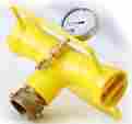 Sg-p67401-100s Nni 2-1 2 Fire Hydrant Swivel Thrust Buster Diffuser With Dual Read Pitot Gauge