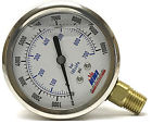 Sg-w10000l Nni Psi Oil Filled Pressure Gauge Npt Lower Mount