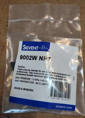 9002w Silvent 1/4 Inch Npt Flat Slot Air Gun Nozzle 1.0 Mpa Max Temp 180 Celsius