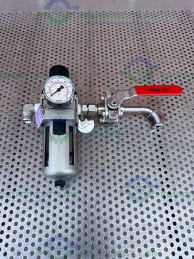 2wk7066txbo Smc 1/2wk7066txbo Aw40-n04-z Filter Regulator 7 - 125 Psi With Flowserve Ball Valve