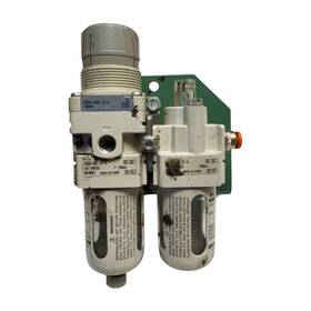 Ac20-n02g-cz-a Smc Ac20n02gcza Modular With Aw20-n02-cz-a Filter Regulator And Al20-n02-cz-a Lube
