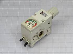 Arm11ba1-r06-a Smc Compact Manifold Regulator With Pressure Gauge T201584