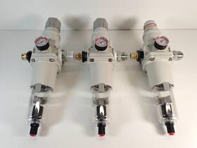 Aw60k-n10-z-b Smc Lot Of 3 Modular Type Filter Regulator Aw Mass Pro