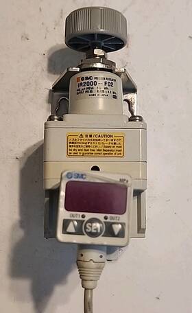 Ise40-01-62l Smc Ir2000-f02 Precision Regulator 0.005 Mpa To 0.2 With Switch