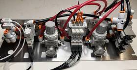 Irv1000-n018g Smc Pneumatic Control Panel Regulators Valves Ps1000-r07l