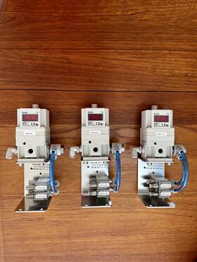 Itv2030-312n4 Smc Electronic Regulator - With Valves And Brackets Nice