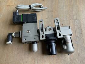 Nav2000-n02-5dz Smc Nafd2000-n01-c Filter And Nar2000-n02 Regulator Pneumatic