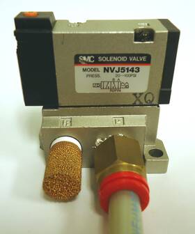 Nvj5143 Smc Solenoiod Valve With Base 2
