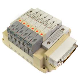 Ss5v1-10fd2-058-s-c6-d0 Smc Manifold Plug-in D-sub With 6 Sv1100-5fu Valves
