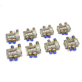 0.8mpa Smc Vpa342 Lot Of 8 1/4 Port Pilot Nc 0.2 Pneumatic Solenoid Valve