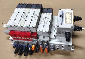 Vq4200-51 Smc Air Manifold Pneumatic Solenoid Bank Valve Vq4200 And Sq Serial Unit Interface