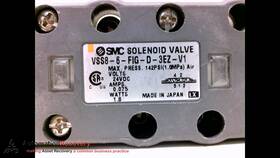 Vss8-6-fig-d-3ez-v1 Smc Solenoid Valve 142 Max Psi 24vdc 1.8watts #220642
