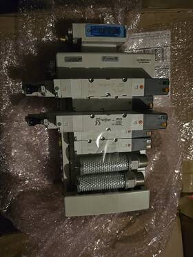 Vv5qc41-0803fsean-x132 Smc 8 Station Manifold With Ex260 Ethernet/ip