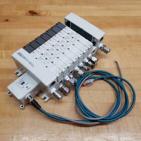 Vv5qc41-0803tsd Smc Pneumatic Manifold With 1 -vv5qc41-0803tsd 4 -4401-5 -ex250-sen1