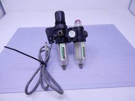 T114218 Speedaire 4zm04 Pneumatic Filter Regulator With Solenoid Valve