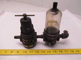 6zc25 Speedaire Regulator With Parker Lubricator/trap